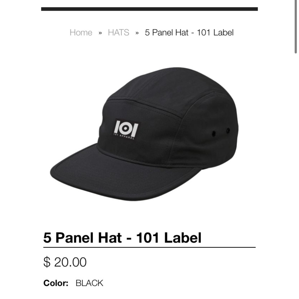 VINYL 01 5 PANEL HAT